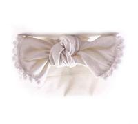 1 PCS Adorable Bowknot Hairband Classique Bandeau DIY Head Wrap Cheveux Chapeaux Accessoires pour Bébé Fille Infant Blanc Blanc Créatif et Utile