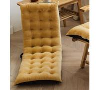 1 Pcs Bascule Coussin De Chaise, Rocking Chair Épais Coussins Rembourré Lounger Coussins pour L'intérieur Cour Extérieure(Size:100x40x8cm(39.4x15.8x3.2inches),Color:Jaune foncé)