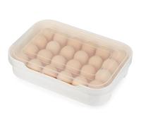 1 Pcs Boite a Oeufs en Plastique, Boîte à œufs en Plastique pour Réfrigérateur, Boîte de Rangement pour œufs, pour Réfrigérateur/Congélateur de Cuisine, jusqu'à 24 Oeufs