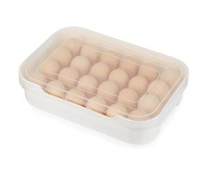 1 Pcs Boite a Oeufs en Plastique, Boîte à œufs en Plastique pour Réfrigérateur, Boîte de Rangement pour œufs, pour Réfrigérateur/Congélateur de Cuisine, jusqu'à 24 Oeufs