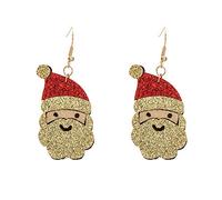 1 Pcs Boucles d'oreilles de Noël Vis Prisonnière Brillant Pendentif Exquis Accessoires de Père Né