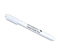 1 PCS Craie Stylos Marqueur à crayon liquide blanc pour fenêtres en verre Tableau Tableau Tableau noir Tableau sans poussière, à base d'eau et non toxique, effaçable à l'eau (1)