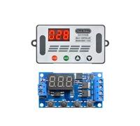 1 pcs DDC-432 DC 12V 24V Double MOS LED Numérique Delay Contrôleur Minuterie Délai Relais de déclenchement Cycle Minuterie Interrupteur de retard Module de contrôle de synchronisation(Relay and Case)