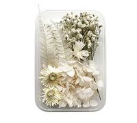 1 Pcs Ensemble De Fleurs Séchées,Vraie Plante De Fleurs Séchées Pour Bougie D'aromathérapie,Résine époxy Pour Collier Pendentif De Bijoux,Accessoires De Bricolage Fleurs Artificielles Décorations Set