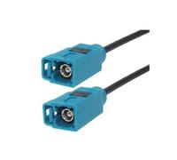 1 PCS Fakra Z masculin à fakra z femelle 90 degrés Jack Navigation GPS Câble d'extension de l'adaptateur d'antenne Rg174 rf Coaxial cochon(Fakra Z F to F,0.2M)