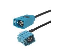 1 PCS Fakra Z masculin à fakra z femelle 90 degrés Jack Navigation GPS Câble d'extension de l'adaptateur d'antenne Rg174 rf Coaxial cochon(Fakra Z F to F90,7M)