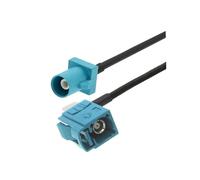 1 PCS Fakra Z masculin à fakra z femelle 90 degrés Jack Navigation GPS Câble d'extension de l'adaptateur d'antenne Rg174 rf Coaxial cochon(Fakra Z M to F90,0.15M)