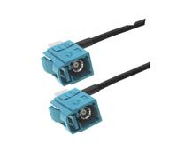 1 PCS Fakra Z masculin à fakra z femelle 90 degrés Jack Navigation GPS Câble d'extension de l'adaptateur d'antenne Rg174 rf Coaxial cochon(Fakra Z F90 to F90,7M)