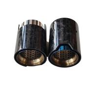 1 Pcs Forged Carbon M2 M3 M4 Exhaust Tip Compatible With F20 F21 F32 F36 M135i M235i M345i M240i M340i M440i Black Muffler Tip(ID 70MM-OD 80MM)