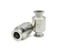 1 pcs KF16 KF25 KF40 KF50 304 Clapet anti-retour à vide en acier inoxydable(KF50)
