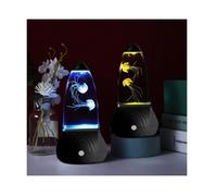 1 pcs Lampe a Lave Meduse, Lampe Meduse Aquarium, Lampe De Bureau Pour Décoration De Noël, Grande Lampe à Lave, Lumière dAmbiance