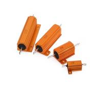 1 pcs/lot 50 W 100 W résistance de coque en aluminium 0,01 R ~ 100 K 1 1,2 24 6 8 10 16 24 40 200 500 1 K 2 K 10 K 20 K 30 K Ohm résistance RX24(50W-200R)
