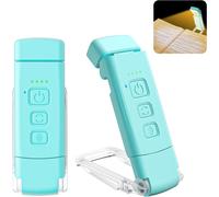 1 Pcs Lumi¿¿Re De Lecture (Bleu), 3 Modes De Couleur & 5 Niveaux De Luminosit¿¿ R¿¿Glables, [Fonction Minuterie & Rechargeable Via Usb] Lampe ¿¿ Pince Pour Livres Au Lit, Autonomie De 80 Heures