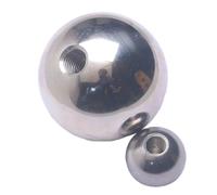 1 Pcs M8 Filetage Demi-Trou Métrique En Acier Inoxydable Billes De Forage Filetage Femelle Trou Aveugle Billes Lisse OD 12-60mm(20mm)