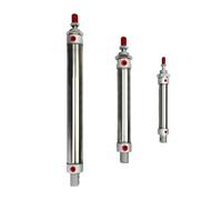 1 pcs MA 16/20/25/32/40mm en acier inoxydable 25-500mm course double effet mini vérin pneumatique(Stroke 400,MA32)