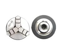 1 PCS Mandrin de tour à bois K01-50 3 mors Autocentrant | 50/63/80/10 mm 1.94/2.48/3.15/3.94 ft Manuel À spirale Mini(K01-50)