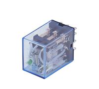 1 PCS Micro Mini Relais HH53P MY3NJ MY3 11 Broches DC12V DC4V DC110V 220V Bobine Usage Général Électromagnétique Intermédiaire(DC 220V)