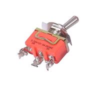 1 pcs Mini interrupteur à bascule 3 broches ON-ON 3 fichiers 15 A 250 V AC Orange E-TEN1121 (Color : E-TEN1121)(E-TEN1121)
