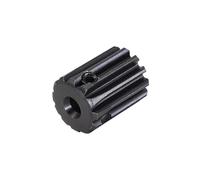 1 pcs Module Engrenage droit 1M-10T/12T/14T 45# de moteur en acier au carbone Taille d'alésage 4/5/6/6.35/7 mm Accessoires transmission(7mm,12 Teeth)