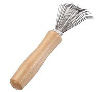 1 Pcs Nettoyant Poignée en Bois pour Peigne,Nettoyage Brosse à Cheveux Portable Brosse,Nettoyage De Peigne à Cheveux,Nettoyant Peigne Outil,pour Nettoyer Les Brosses,Peignes,Tapis De Bain,Tapis