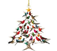 1 pcs Oiseaux Arbre de Noël Suspension Suspendue pour Les fêtes de Jardin Mural Affichage
