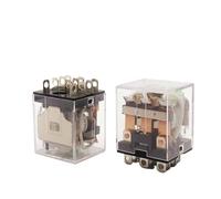 1 pcs petite bobine relais intermédiaire électromagnétique général 10A 250V 3NO-3NC HH63P LY3NJ interrupteur 11 broches 12/24V AC 220V relais 12v(AC110V)