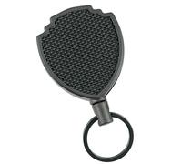 1 Pcs Porte-clés Rétractables Résistants, Porte Clés Rrétractable Solide Mousqueton Robuste, Enrouleur de Badge Bobine Porte-badge avec Cordon de 90cm Anneau Porte-clés pour Pantalons Ceintures