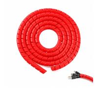 1 Pcs Protege Cable Trotinette Electrique, pour Trottinette Électrique pour Xiaomi M365 Pro 2 1s Et Ninebot G30 Max, Protection TPU Flexible pour Câbles Frein USB Audio Vidéo 1m (Rouge)