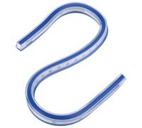 1 Pcs Règle Courbe Flexible,Règle Courbe,Règle de Serpent Créative Double Face,Règle de Courbe Flexible,Règle Pliable,Pour le Dessin,La Conception de Vêtements,40 cm/16 pouces