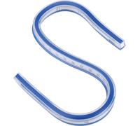 1 PCs Règle souple en plastique de courbe Mesure de dessin Réserves d'outils de mesure artisanaux (30 cm)