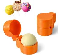 1 PCS rond gâteau Pop moule formes presse, 3D imprimé sphère cercle gâteau Pop Cutter et poussoir, outils de cuisson accessoires pour la maison de cuisson, fêtes d'anniversaire, Desserts de mariage