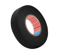 1 Pcs Ruban de Câbles Noir,Rubans Adhésifs pour Voiture,Scotch Tissu Noir,Ruban Tissus Adhesif,Bande de Harnais de Câblage de Voiture,Résistant à la Chaleur,Anti-âge(19mm*15m)