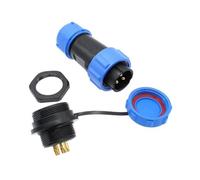 1 pcs SP2110 SP2112 connecteur étanche SP21 écrou arrière 2 broches 3 broches 4 broches 5 broches 7 broches 9 broches 12 broches IP68 connecteurs fiche et prise(4P)