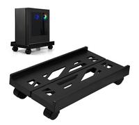 1 Pcs Stand de CPU Mobile, Chariot de Support de Tour PC d'Ordinateur de Sous Bureau, Support de Boîtier PC à Roulette, Étagère d'unité Processeur Centrale Réglable pour la Plupart des PC Max 80kg