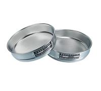 1 Pcs Tamis De Laboratoire Acier Inoxydable Tamis D'essai Standard Diamètre 20cm Tamis Pour Échantillonnage De Farine Avec Cadre Perforé Double Couche 12-200 Mailles(40 mesh(0.45mm))