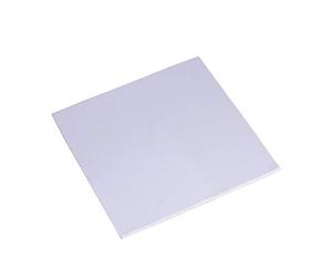 1 Pcs Thermal Pad 100x100x2mm CPU Conductive Silicone Pad Efficace Thermal Conductivity Soft Safe(Blanc)