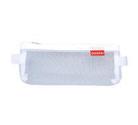 1 pcs Transparent Mesh Tissu Sac Stylo Cas Cosmétique Cas Bain Sac De Rangement Voyage Blanc S Rentable et Durable