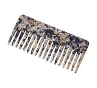 1 peigne à cheveux statique - Petit peigne de douche - Shampoing - Démêlant - Plaque à boucler - Vinaigre blanc - Peigne de coiffeur - Peigne à vinaigre géométrique - Rétro et Gzb821 (A, 17 x 5,2 cm)