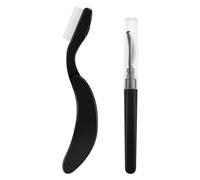 1 Peigne À Cils Et 1 Brosse À Cils, Peigne À Cils Portable Pliable, Séparateur De Cils, Applicateur De Crème Pour Sourcils, Outils De Beauté.