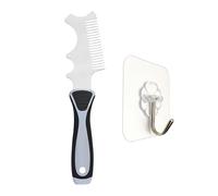 1 peigne à pinceau, 1 crochet, outil de nettoyage pour pinceau, brosse de nettoyage pour enlever les lignes, peigne de nettoyage multifonction, truelle, spatule, nettoyage de la brosse à rouleau