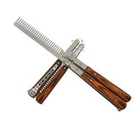 1 peigne pliable en acier inoxydable durable N2