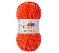 1 pelote de fil Himalaya Dolphin Baby - Chaque échevette mesure 100 g - 120 m - Pelote de fil super volumineux - Pour couverture, velours, fil à tricoter, fil Amigurumi - 80312