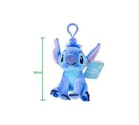 Peluche - DISNEY - STITCH - 14 cm - Attache