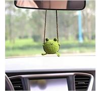 1 Pendentif Grenouille Et 1 Pendentif Poulet, Pendentifs De Dessin Animé Créatif, Pendentifs Animaux Mignons, Pendentifs Au Crochet Faits À La Main, Pendentifs Rétroviseur
