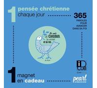 1 Pensée Chrétienne Chaque Jour - 365 Paroles Pour Avancer Dans Sa Foi - Avec 1 Magnet En Cadeau - Edition 2021