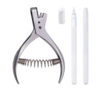 1 Perforatrice, 2 Marqueurs De Vêtements, Perforatrice, Perforatrice Pour Tester Les Autocollants, Pince À Encocher, Fabrication De Papier Perforateur, Perforatrice Monotrou