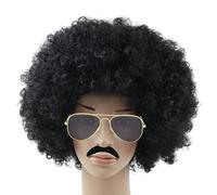 1 Perruque Bou 1 Verres Et 1 Barbe, Accessoires De Cosplay, Perruques De Personnalité Rétro, Fournitures De Pansement De Fête.