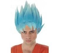Perruque Son Goku Saiyan blue - CHAKS - Dragon Ball - Adulte - Garantie 2 ans