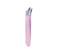 1 petit coupe-ongles pour cuticules, pince à épiler, mini coupe-ongles pour enlever les doigts et les orteils, outils de pédicure, rose clair