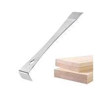 1 petit pied-de-biche en acier inoxydable de 26 cm - Grattoir de barre de biche en acier inoxydable - Grattoir de poche en métal - Outil pratique pour enlever la peinture et couper le miel